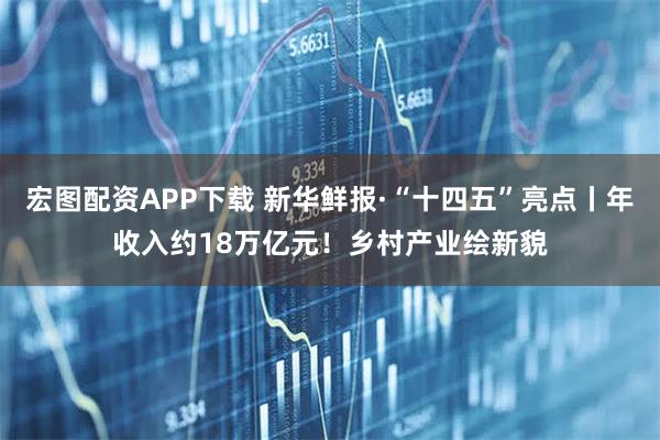 宏图配资APP下载 新华鲜报·“十四五”亮点丨年收入约18万亿元！乡村产业绘新貌