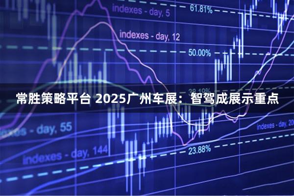 常胜策略平台 2025广州车展：智驾成展示重点